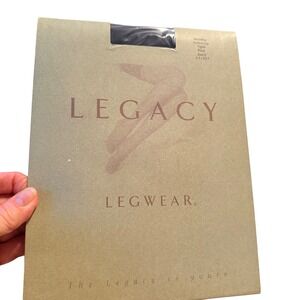 Legacy Microfiber Control Top Tights Lot of 3 Size D Black Navy Mineral